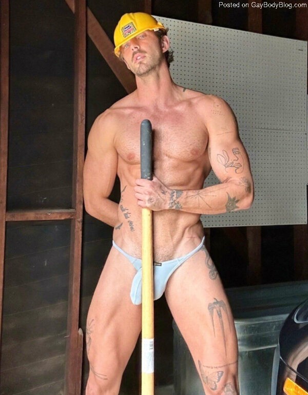 Christian Hogue Looks Great As The Hard Working Hunk Male Models