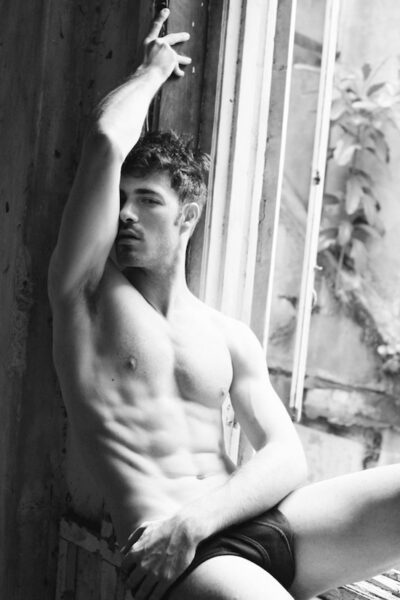 Damien Pannier In Underwear by Anton Jhonsen 1