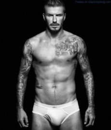 Pics of hunk David Beckham in underwear for H&M (1)