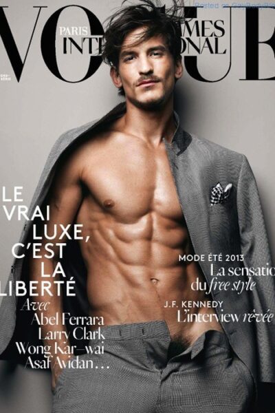 Jarrod Scott Naked For Vogue Hommes International (1)