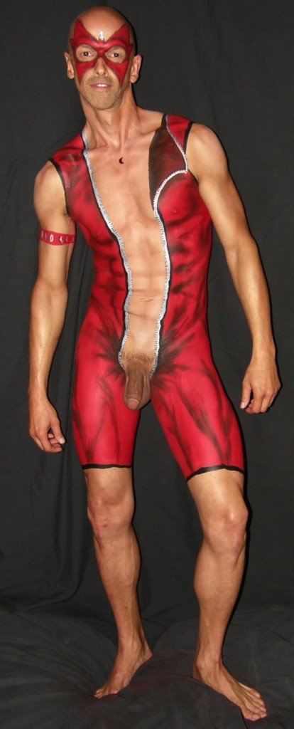 Sexy Male Body Painting 2