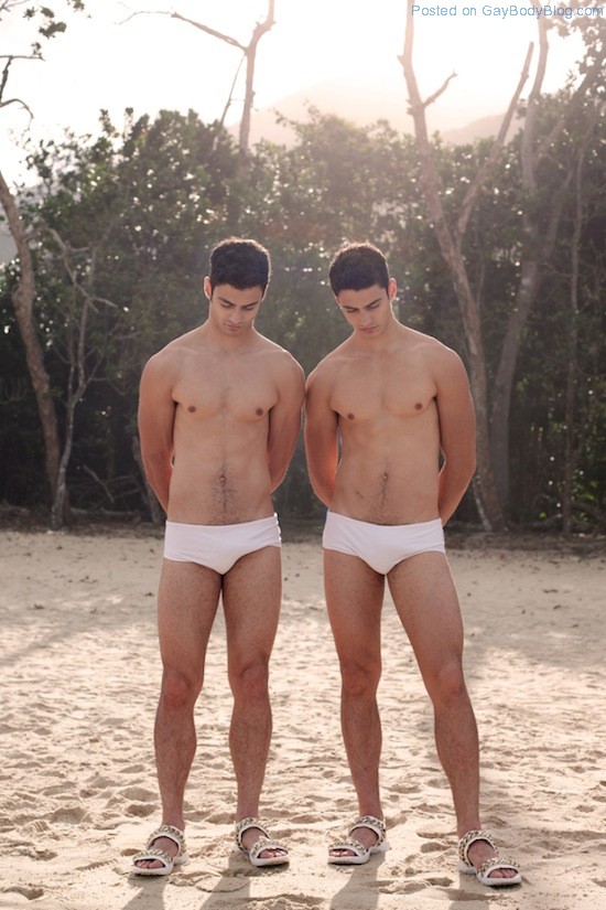 Twins Nude Beach - The Gorgeous Coppini Twins - Nude Men, Male Models, Naked Guys & Gay Porn  Stars