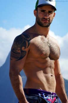 Dripping Wet With Hairy Hunk Eliad Cohen (1)