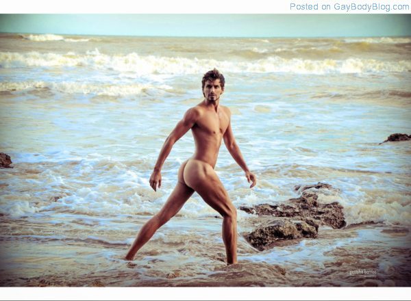 Matias Santos Naked At The Beach 10