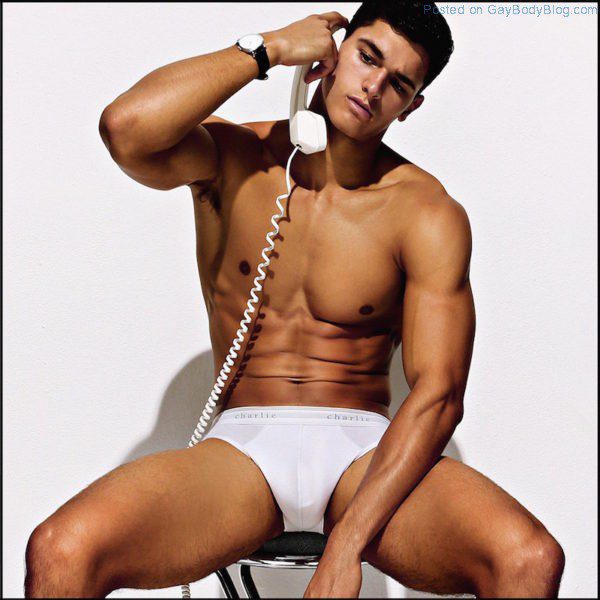 Gorgeous Hunks Diego Miguel And Trevor Signorino Are Taking Calls 11