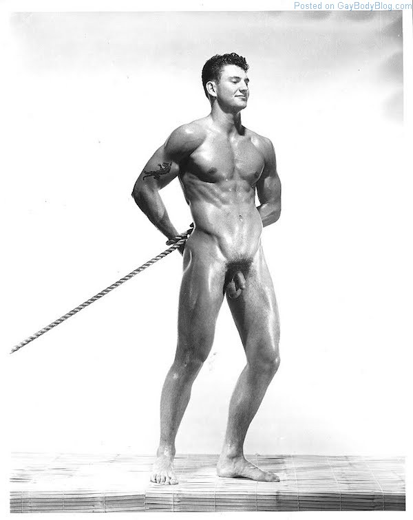 Vintage Male Physique Model Nude.