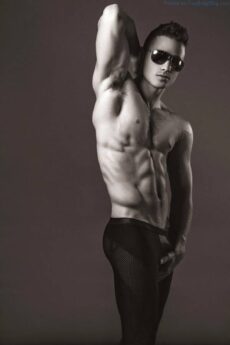male model Lance Syverson shirtless