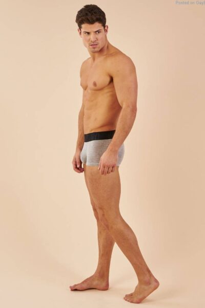 male model William Goodge in underwear