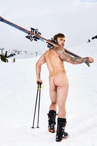 Skier Gus Kenworthy naked