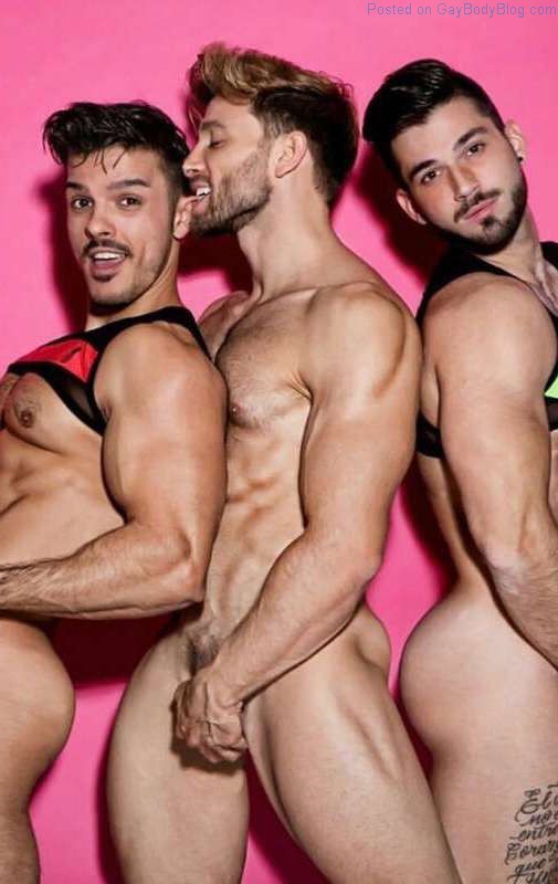 Three Gorgeous Muscled Hunks For Joan Crisol - Gay Body Blog - Pics of Male...