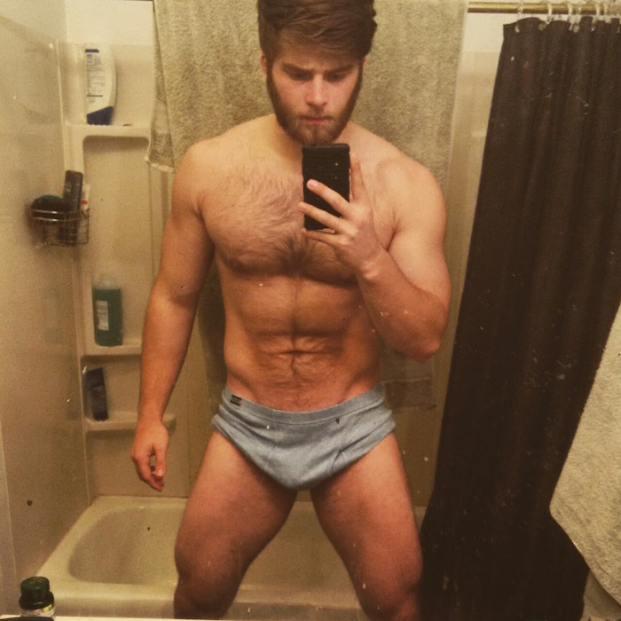 Sexy Bearish Hottie Alex Lederman Nude Men Male Models Naked Guys