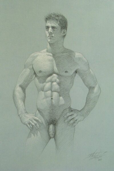 Drawing Archives - Nude Men, Male Models, Naked Guys & Gay Porn Stars