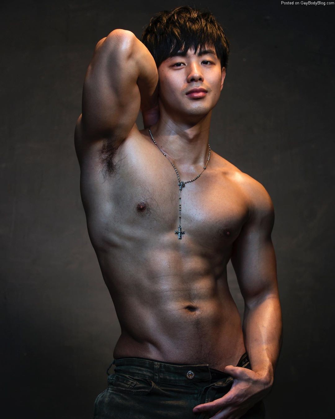 1080px x 1350px - Musclebound Asian Model Jack Chien - Nude Male Models, Nude Men, Naked Guys  & Gay Porn Actors