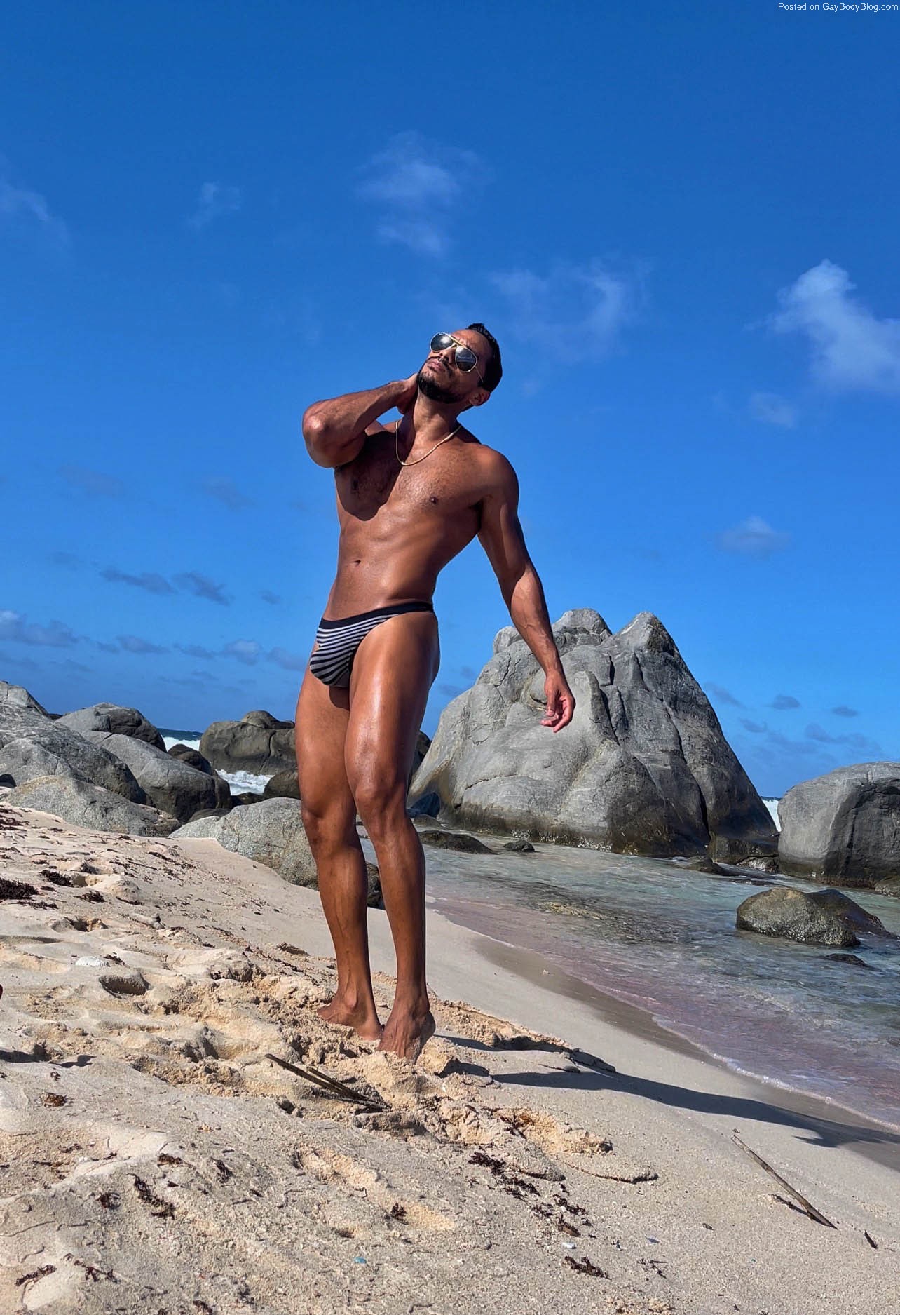 Alexander Ortega Borja Gets His Big Cock Out At The Beach Nude Men