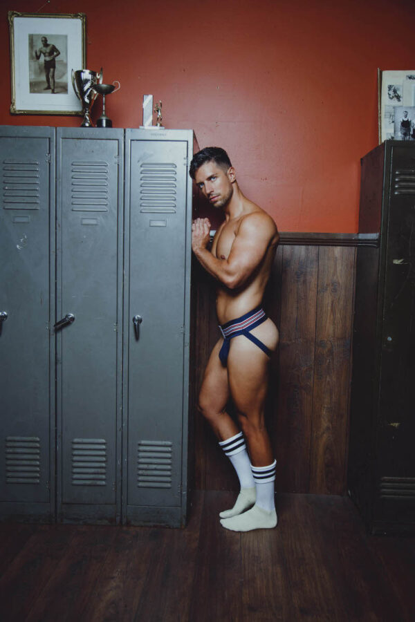 Ryan Greasley bulging in underwear