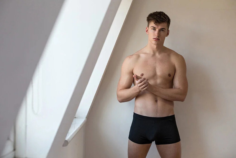 We want to see hot British guy Ted Pullin without his underwear