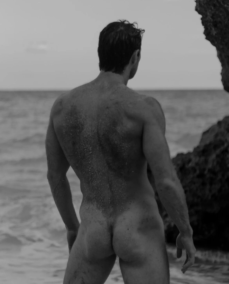 sexy male model Kirill Strunnikov butt