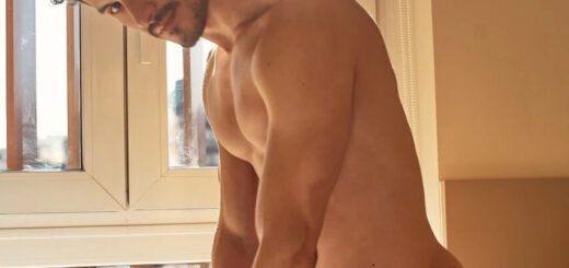 Naked And Hard Male Model Luisma 1