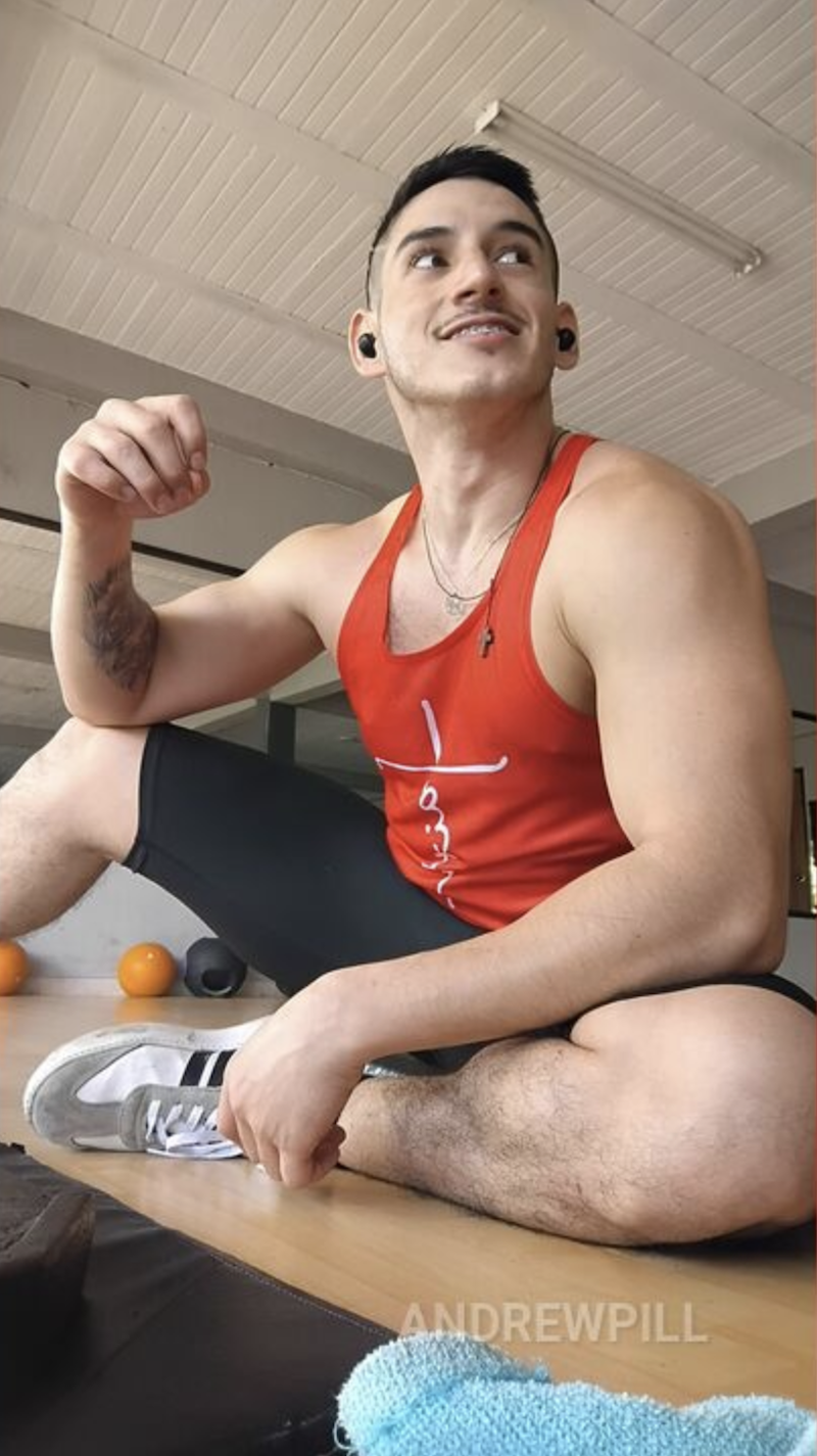 Gym Buff Cam Guy Andrew Pill 7