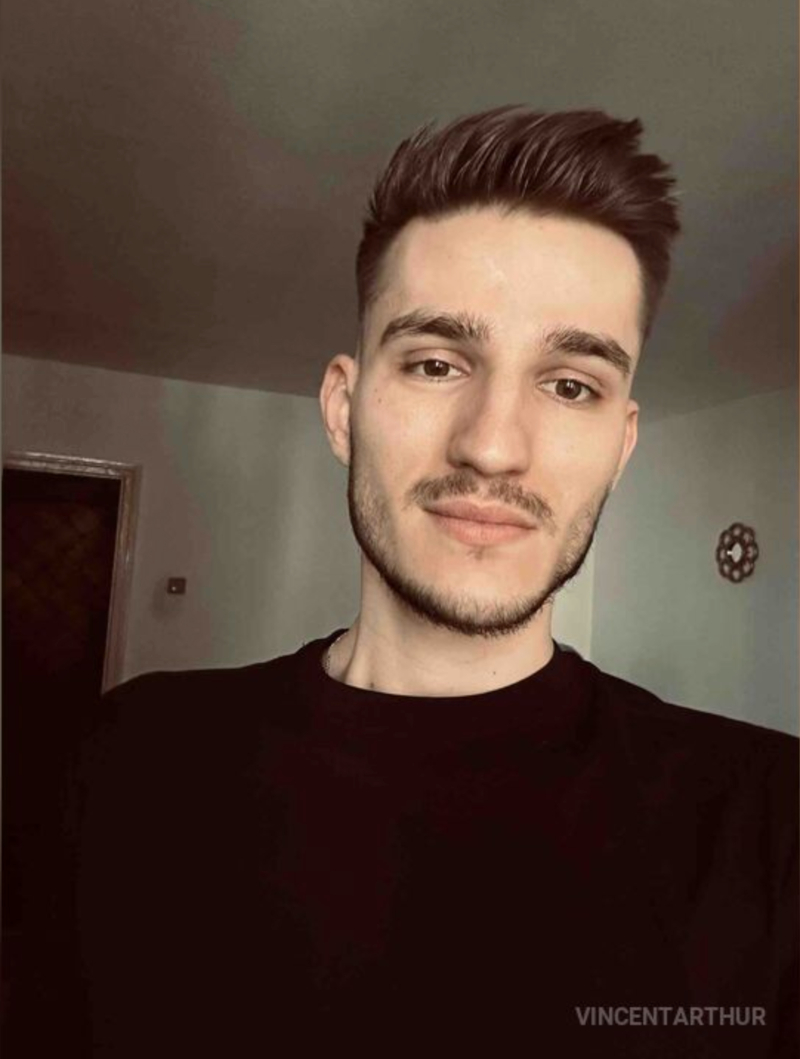 Handsome European Cam Guy Vincent Arthur 1