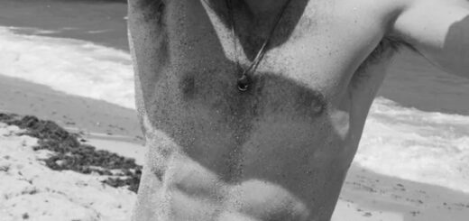 Max Adonis Nude At The Beach 1