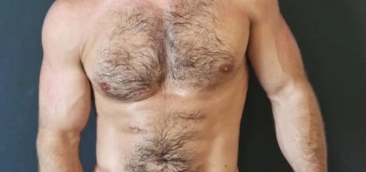 hairy hunk male model Drew Crawford 12
