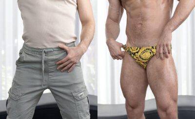 Handsome Bareback Top Manuel Reyes Fucks Jamal Costa 1