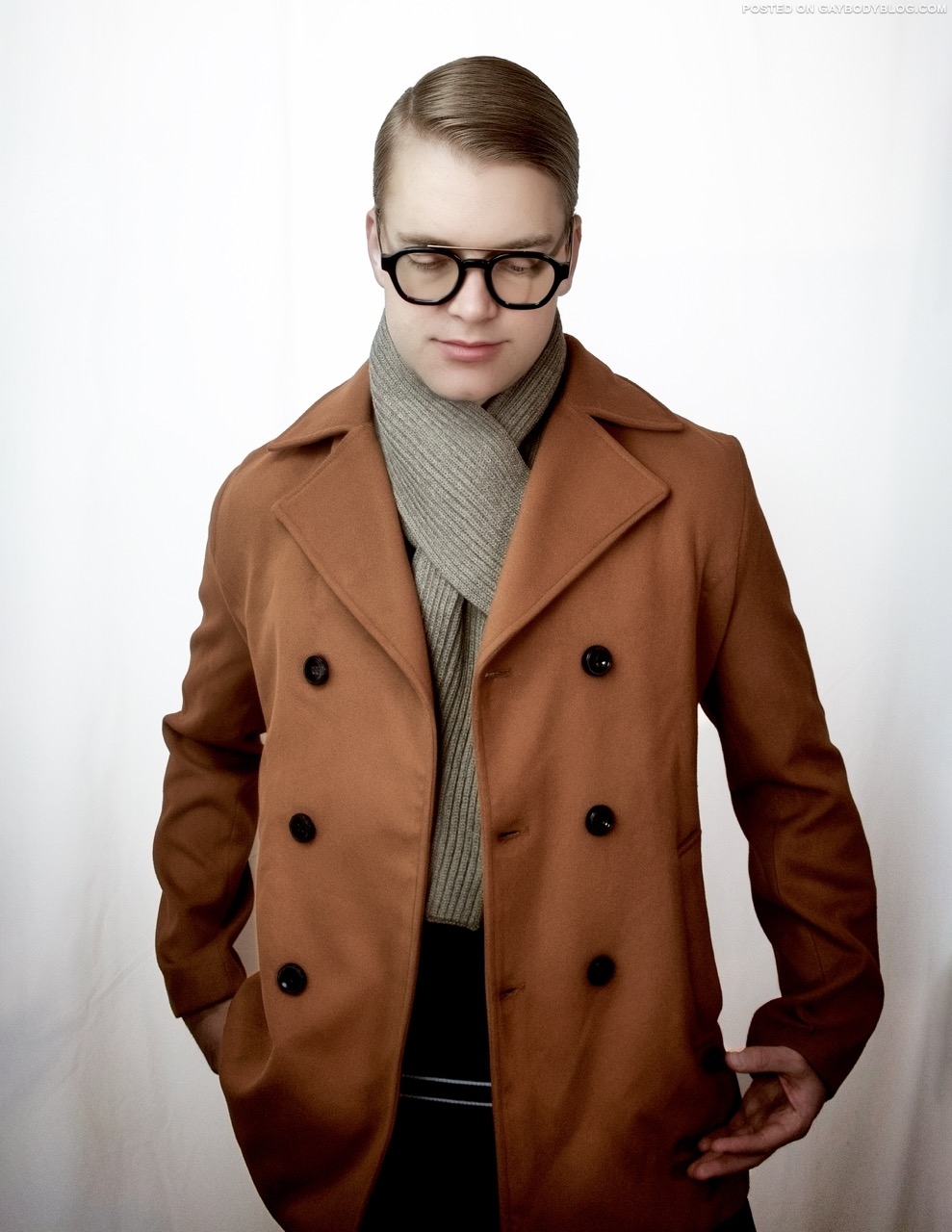 jon in cashmere coat