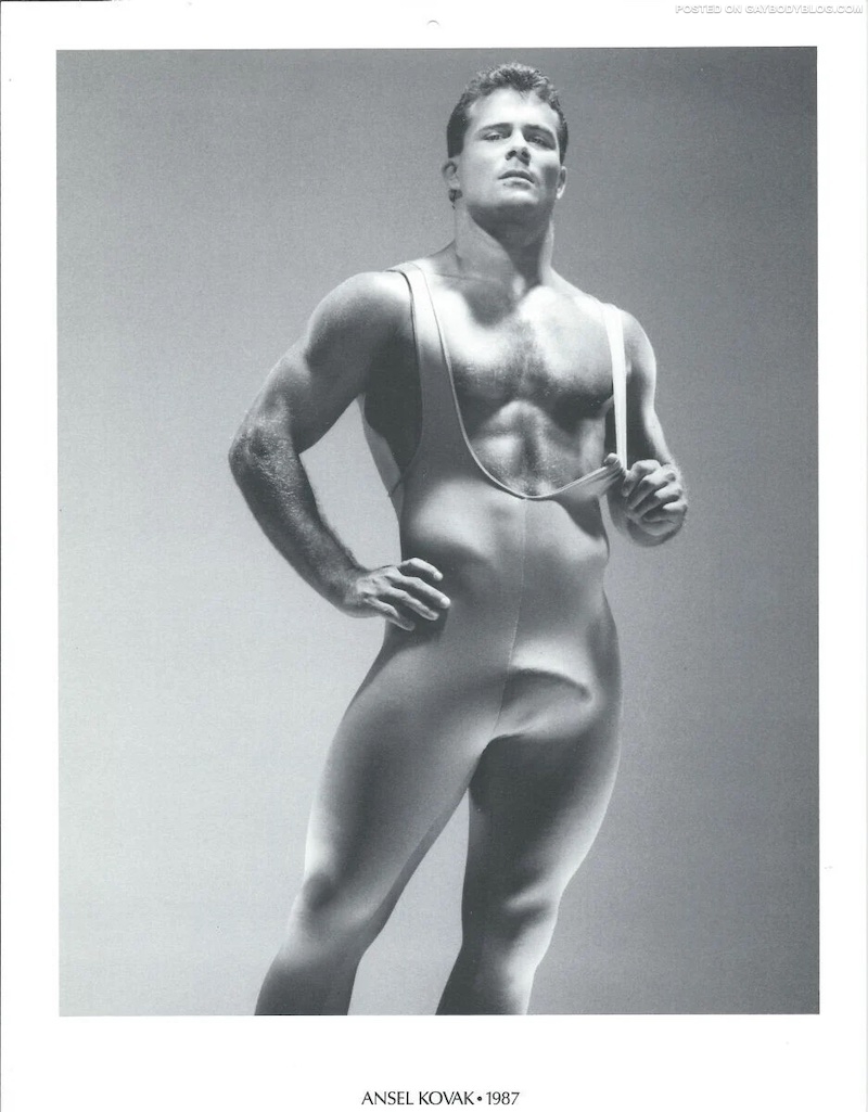 vintage muscle man Ansel Kovak 1