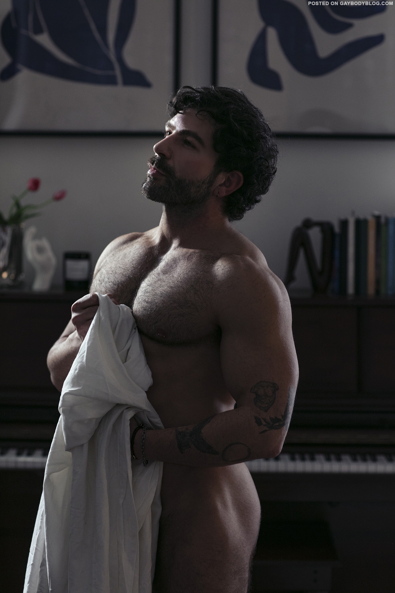 Hairy Muscle Hunk Model Ken Karikas 10