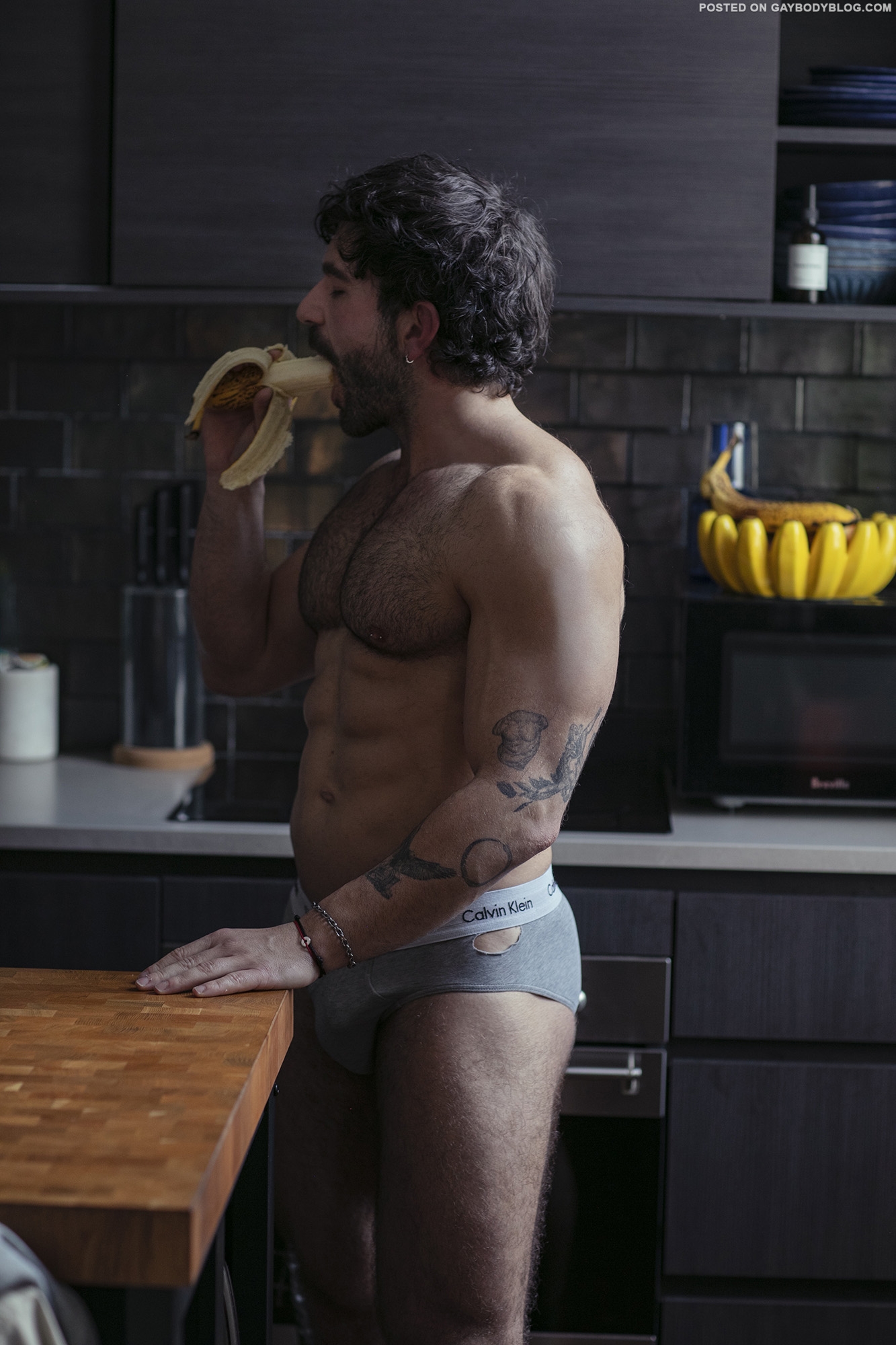 Hairy Muscle Hunk Model Ken Karikas 5