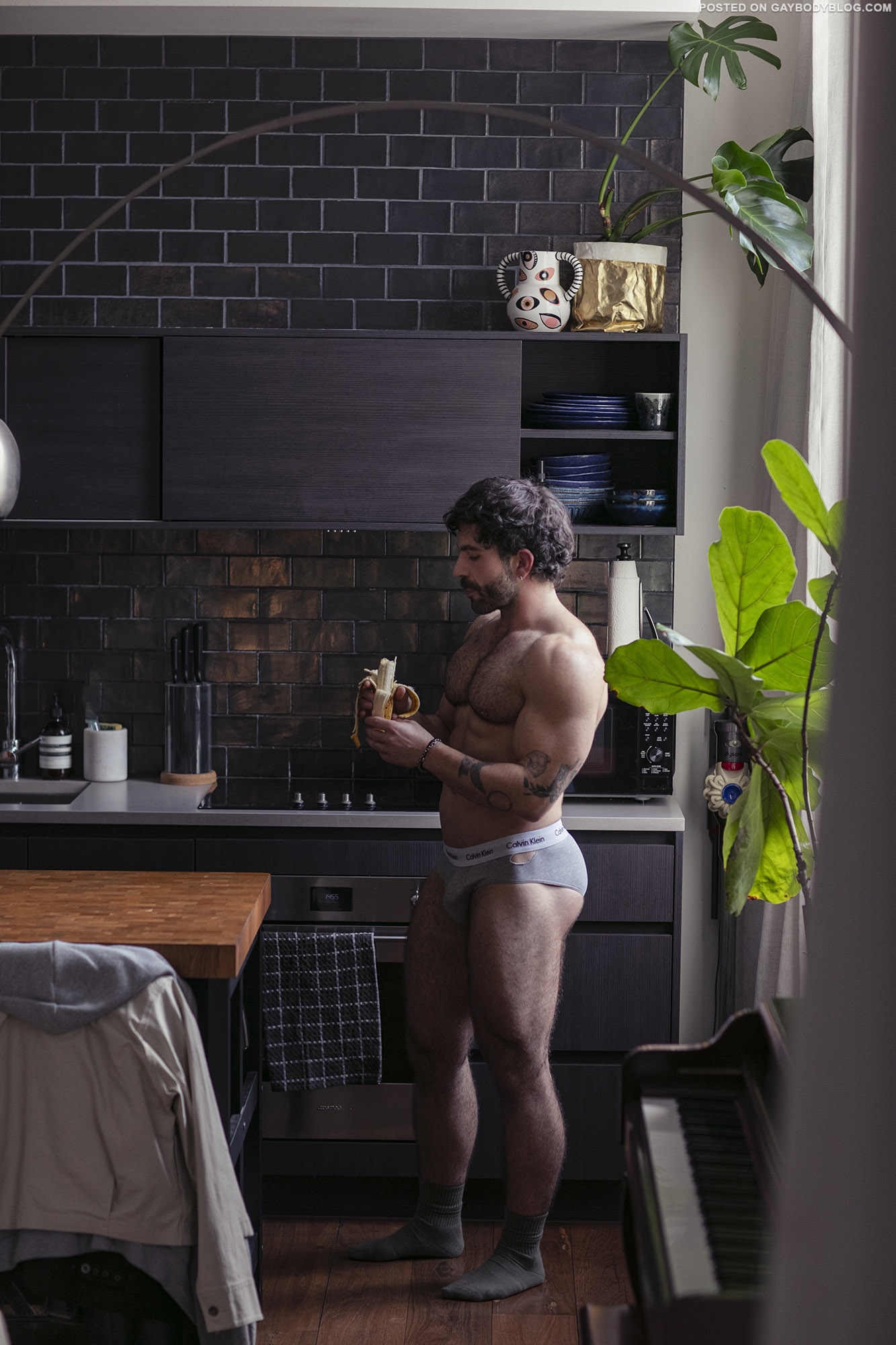 Hairy Muscle Hunk Model Ken Karikas 6