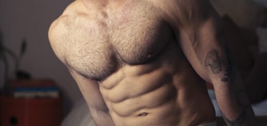 Hairy Muscle Hunk Model Ken Karikas 7