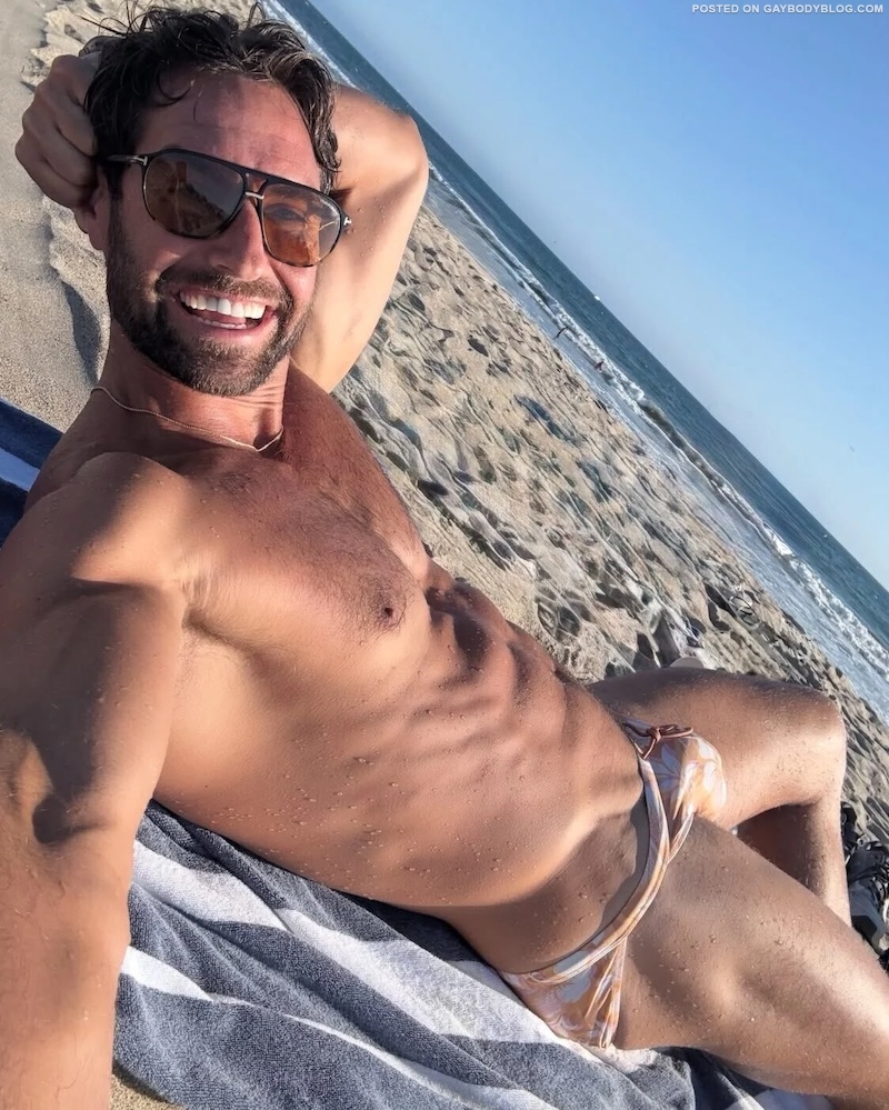 Jimmy Drew on the beach