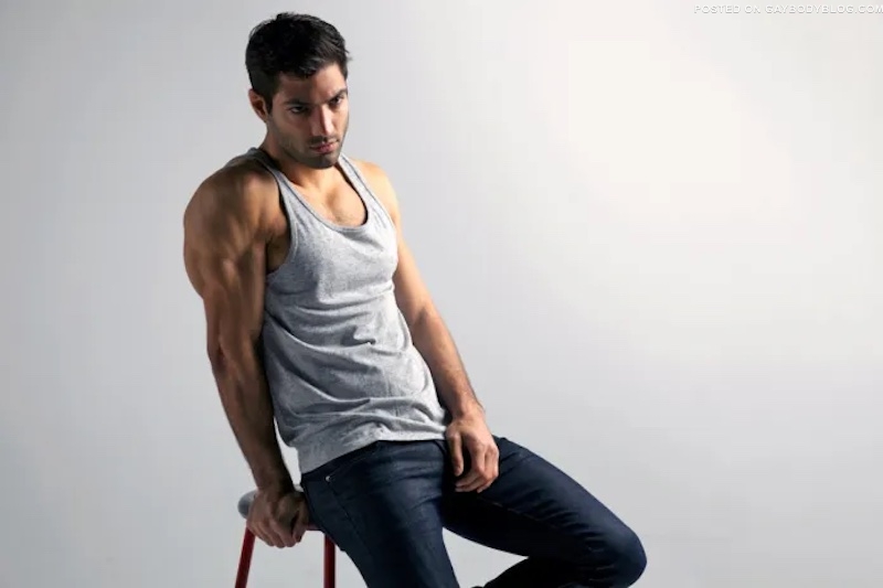 super sexy male model Adrian Waldo 2