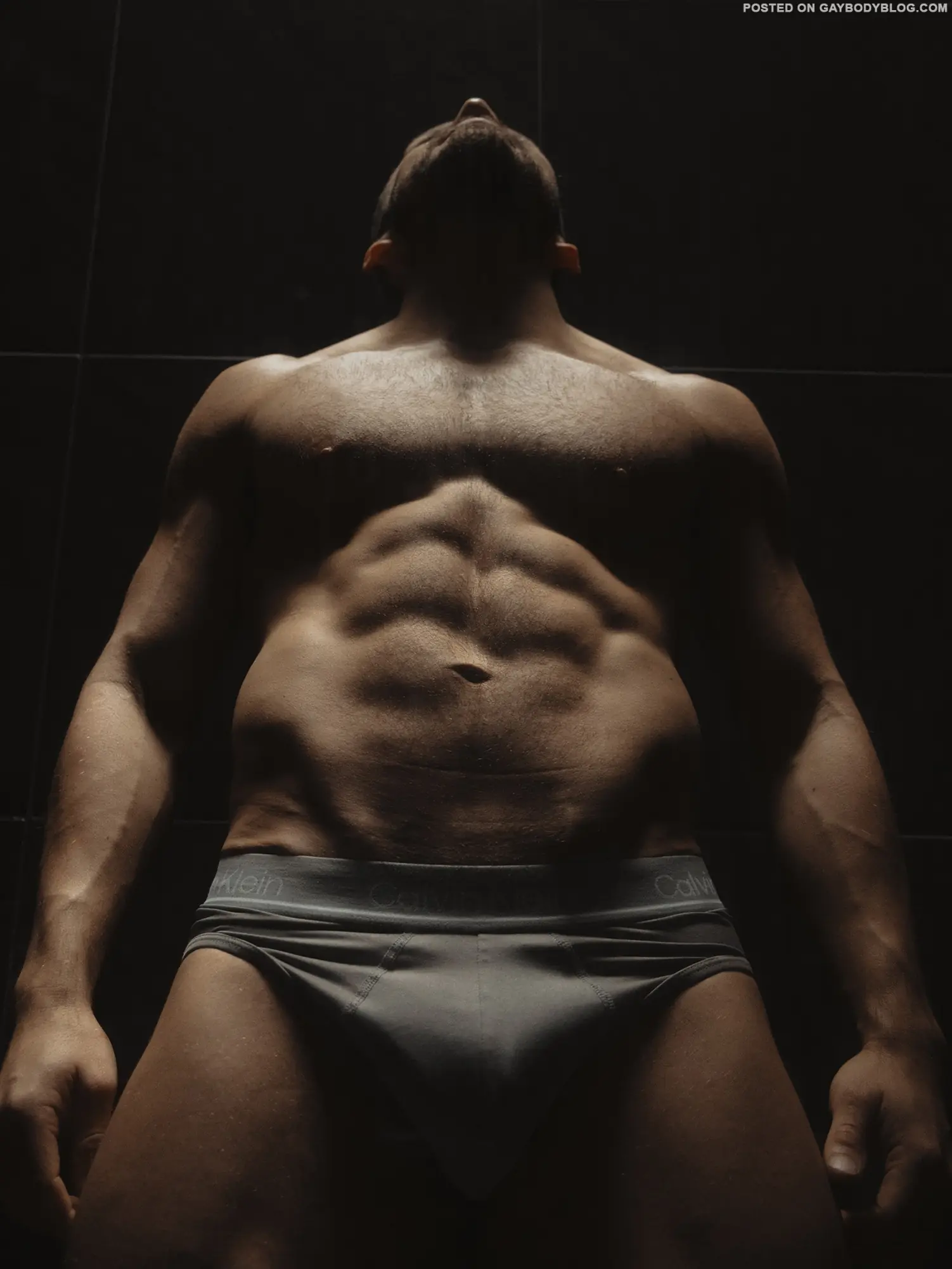Muscle Man In The Shower 2