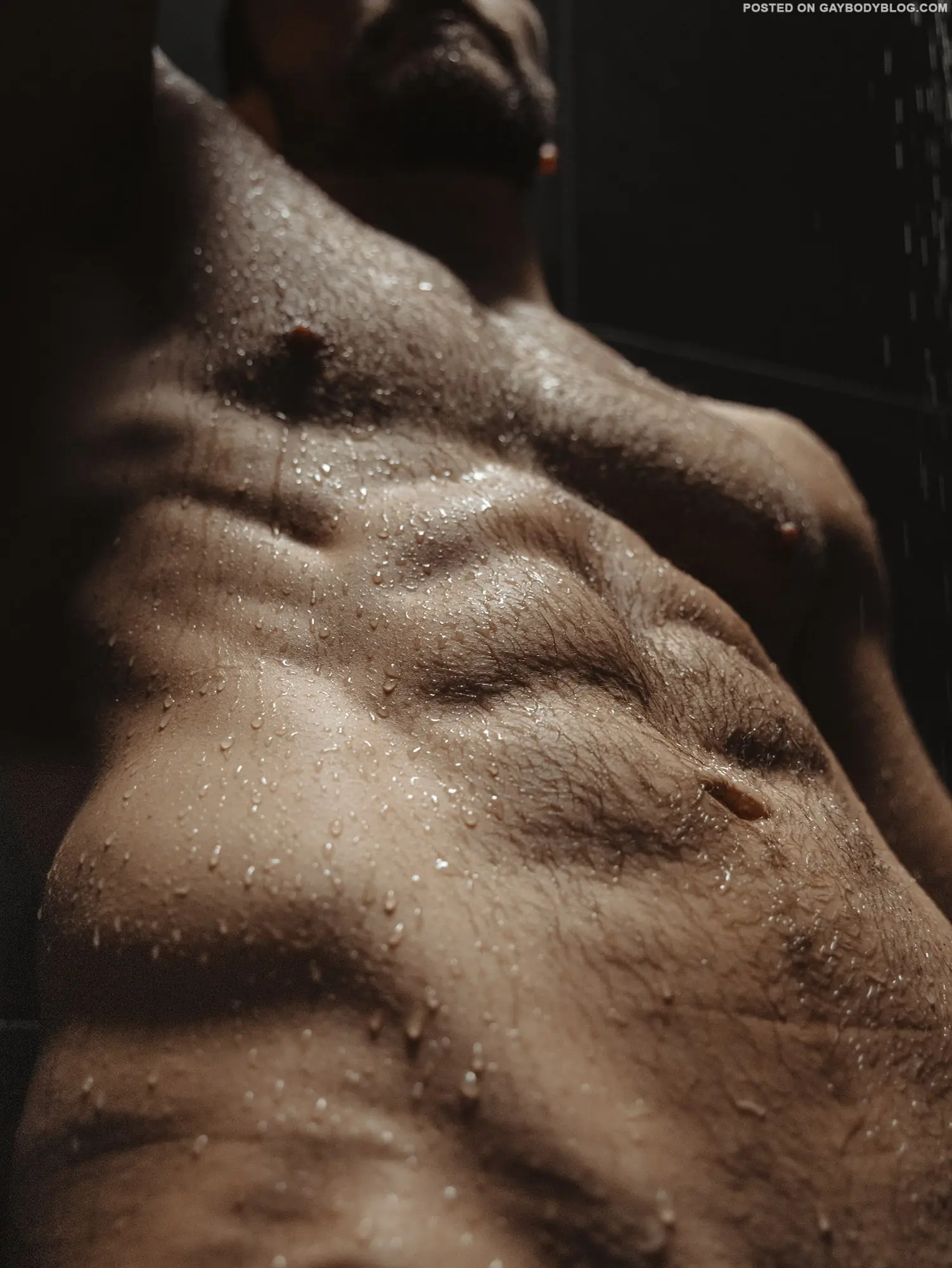Muscle Man In The Shower 4