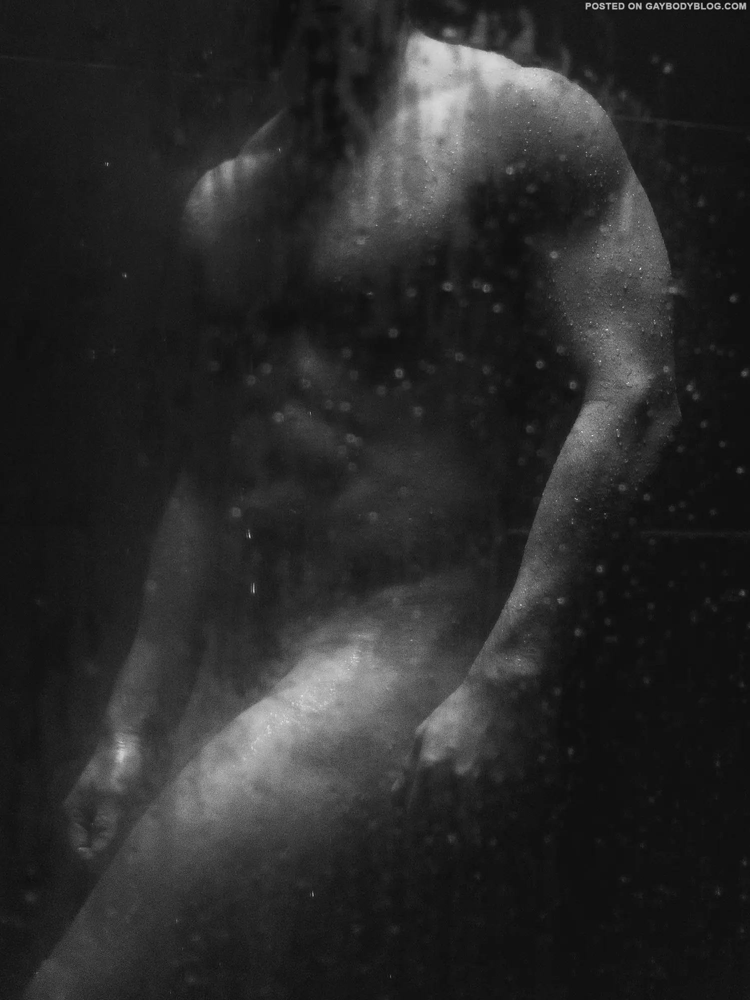 Muscle Man In The Shower 7