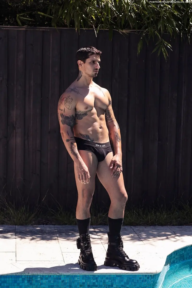 inked jock model Manuel Summer 1