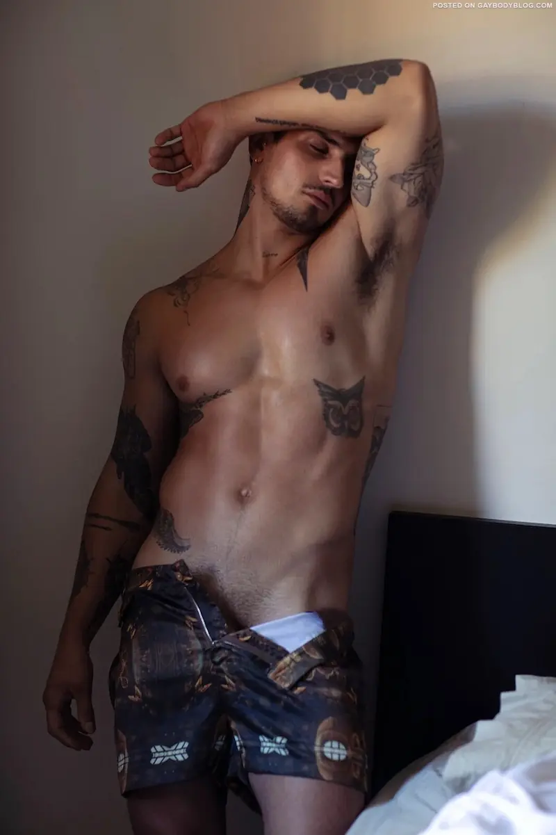 inked jock model Manuel Summer 6