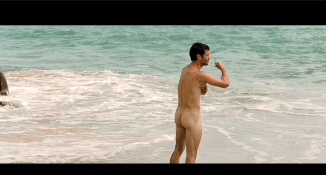 Dylan O'Brien Nude Ass Scene in Send Help GIF