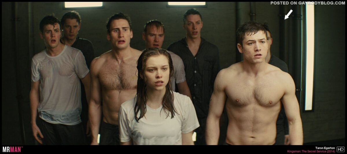 Taron Egerton Shirtless