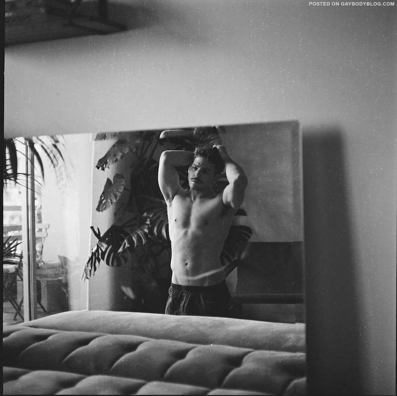 male model shirtless