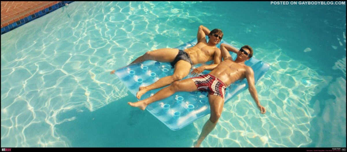 Cooper Koch Shirtless Pool Scene in Monsters