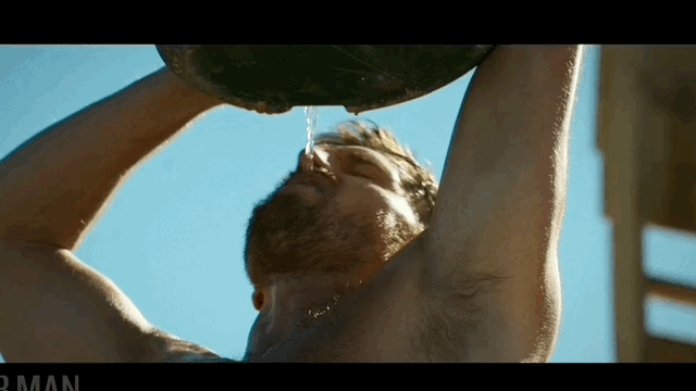 Ransom Canyon construction scene shirtless gif 2