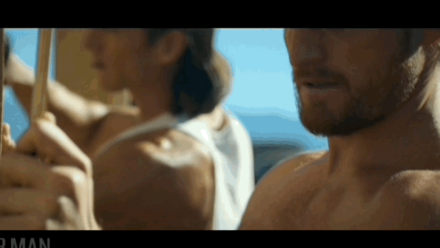 Ransom Canyon construction scene shirtless gif 3