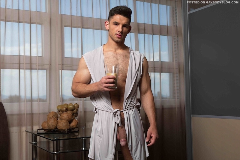 sexy Antonio Valentini naked and hard 4