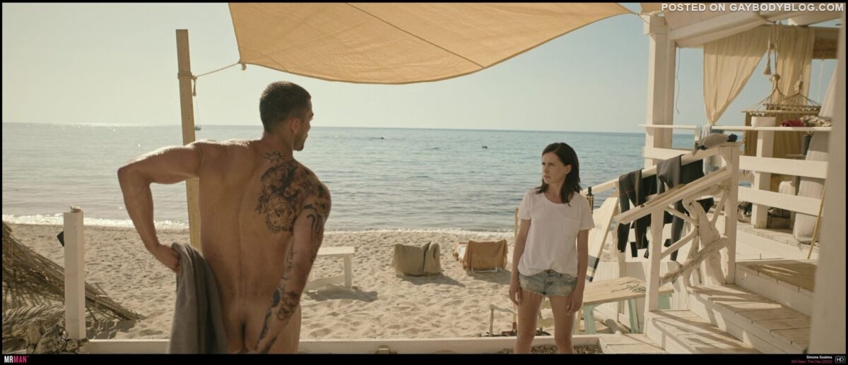 Simone Susinna shirtless