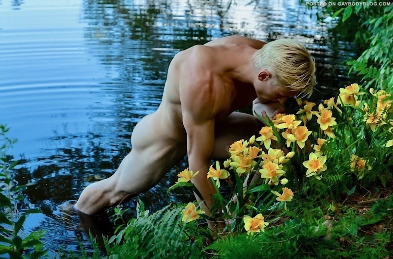 Blond Muscle Jock Gray Eberley 6