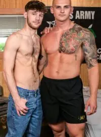 Sebastian Bluu Takes A Bareback Military Dick 0